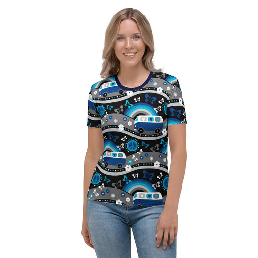 HIPPIE DAY cosmic blue - Woman's T-Shirt