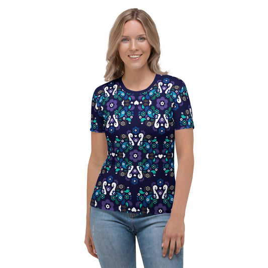PEACOCK LOVE mystic blue - Woman’s T-Shirt