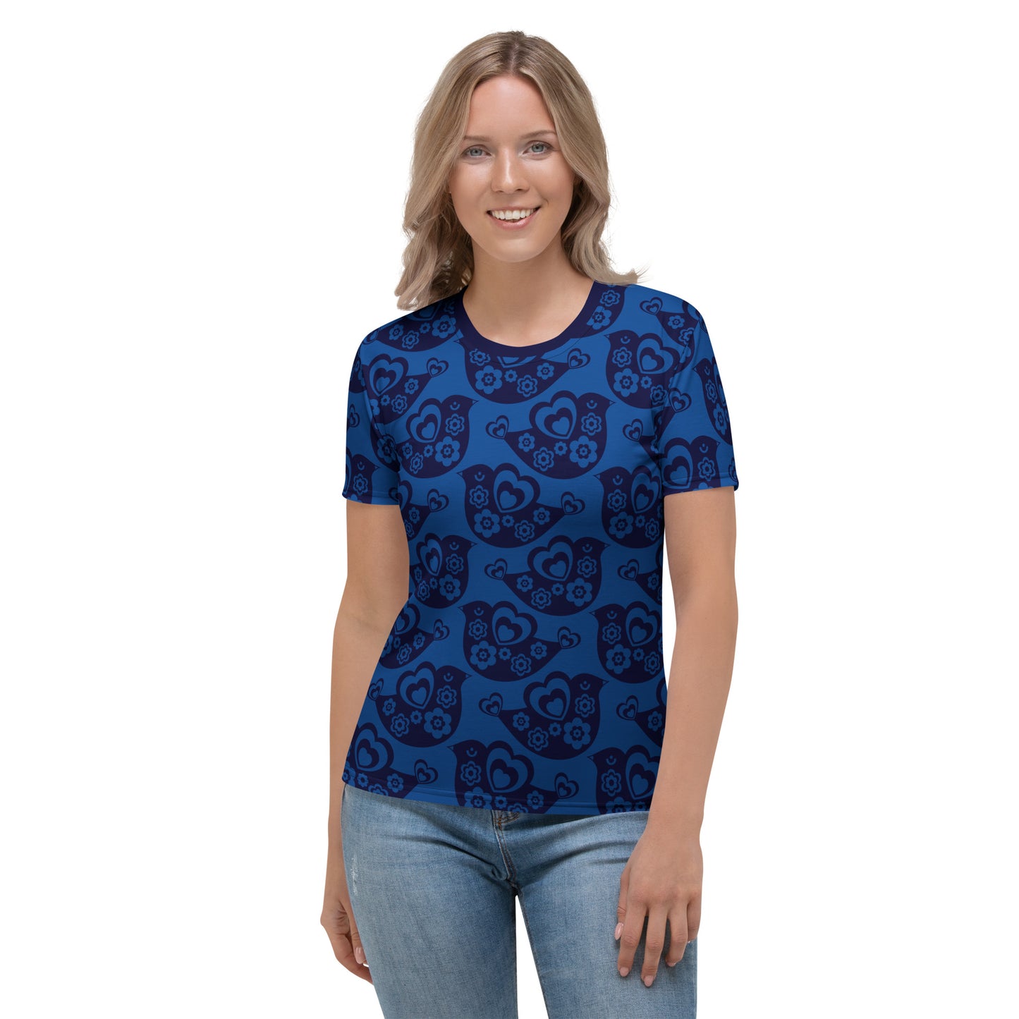 TWEET LOVE dark blue - Woman's T-shirt