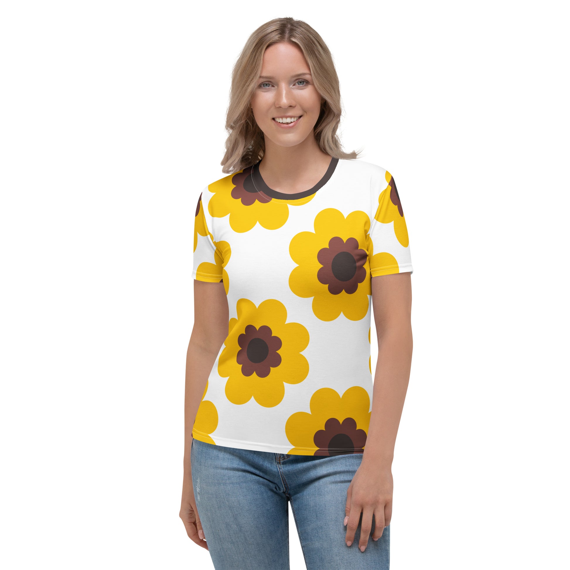 FANCY BLOOM yellow - Woman's T-Shirt
