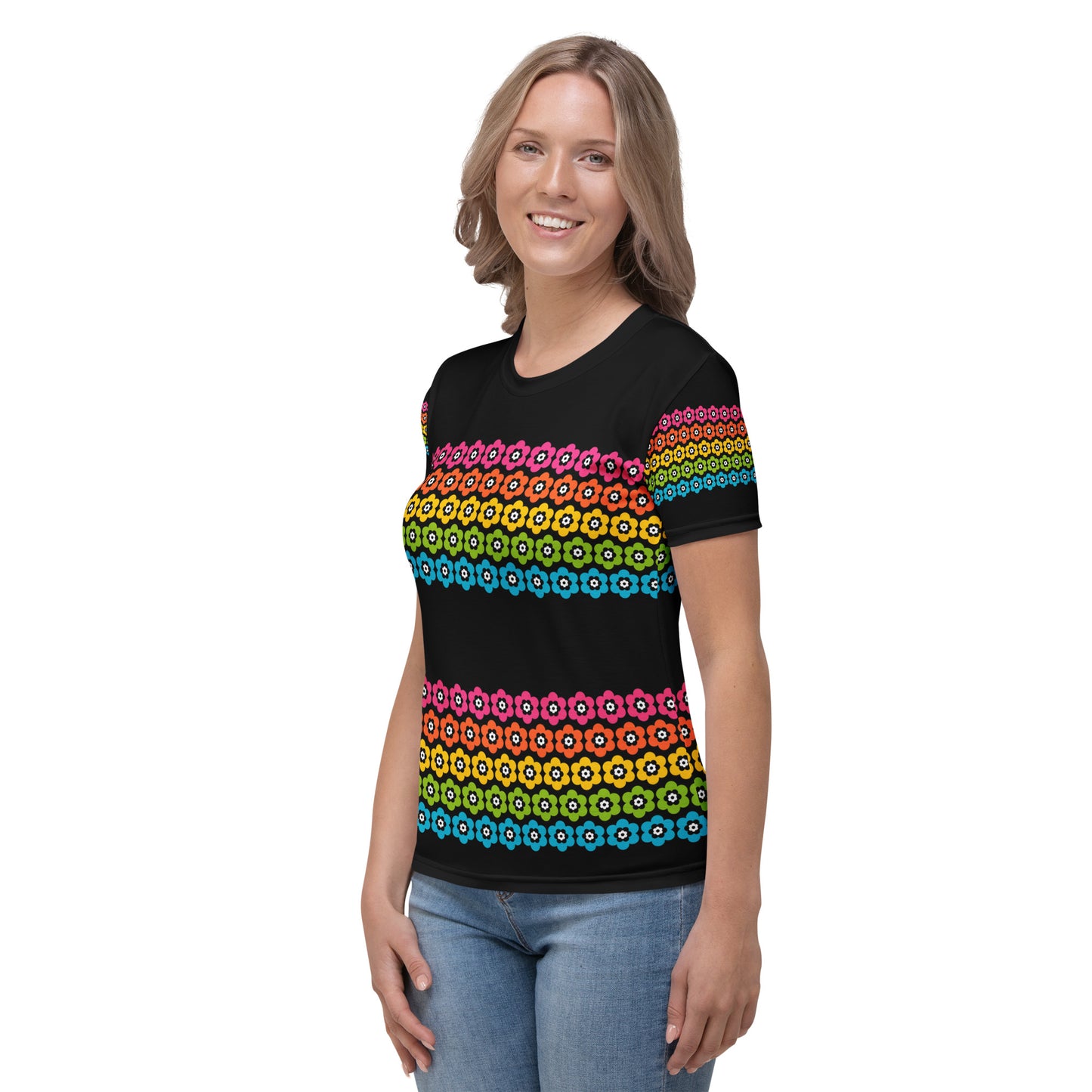 PEACOCK BLOOM rainbow - Woman's T-Shirt