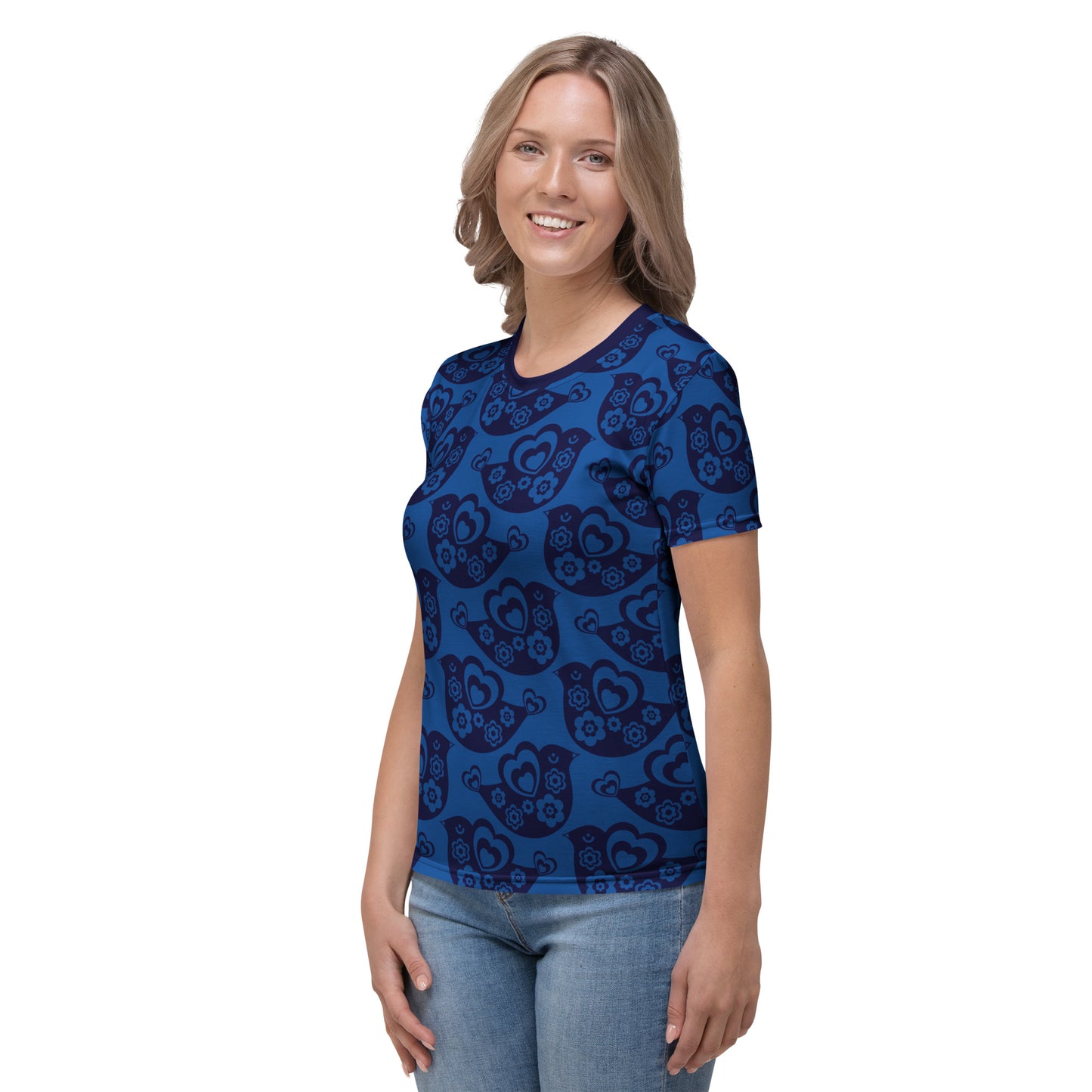 TWEET LOVE dark blue - Woman's T-shirt