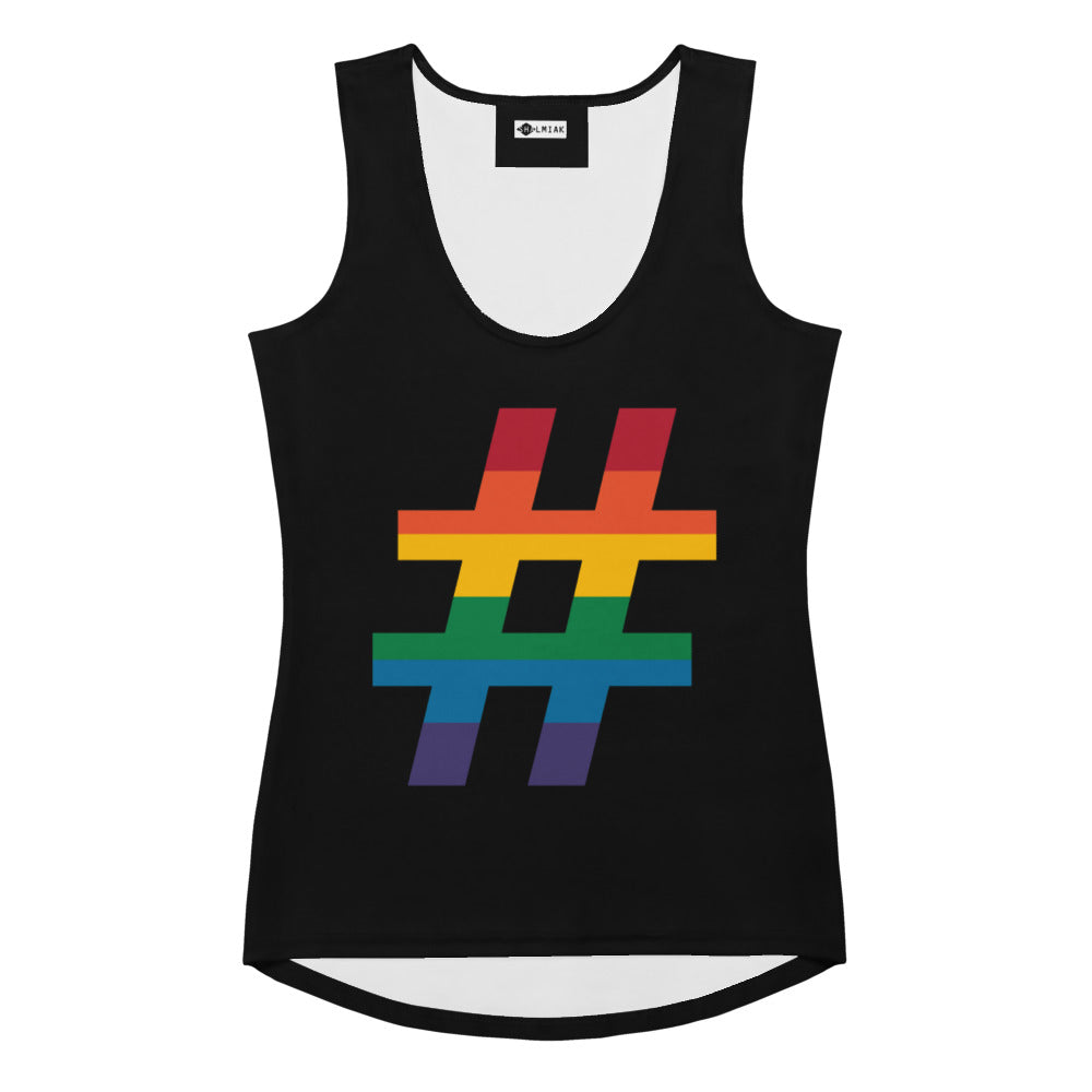 #RAINBOW black - Tank Top