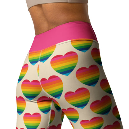 ELLIE LOVE rainbow -2- Yoga Leggings