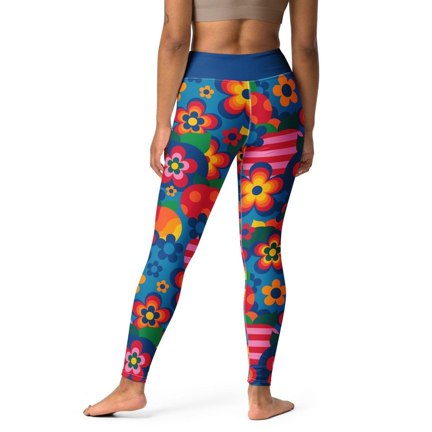 APPLEMANIA blue - 2 - Yoga Leggings - SHALMIAK