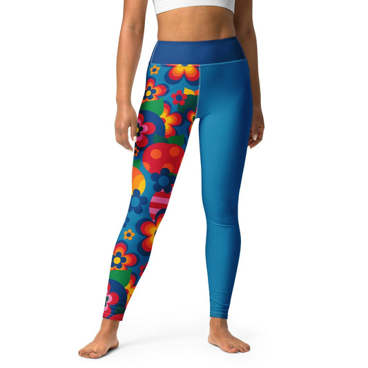 APPLEMANIA blue - Yoga Leggings - SHALMIAK