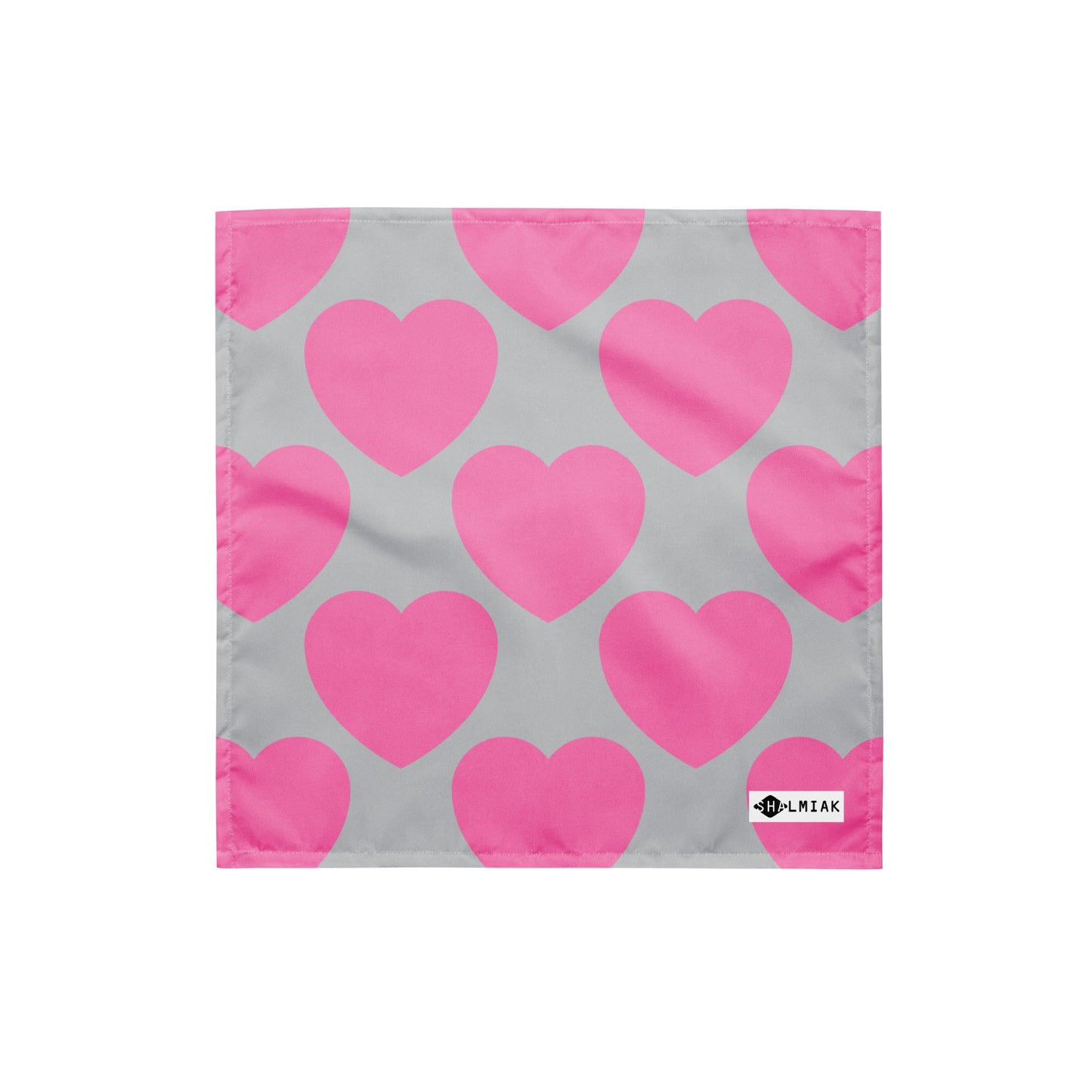 Bandana - ELLIE LOVE pink grey - SHALMIAK