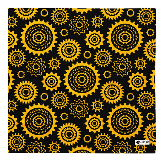 Bandana - GREAT GEAR yellow black - SHALMIAK