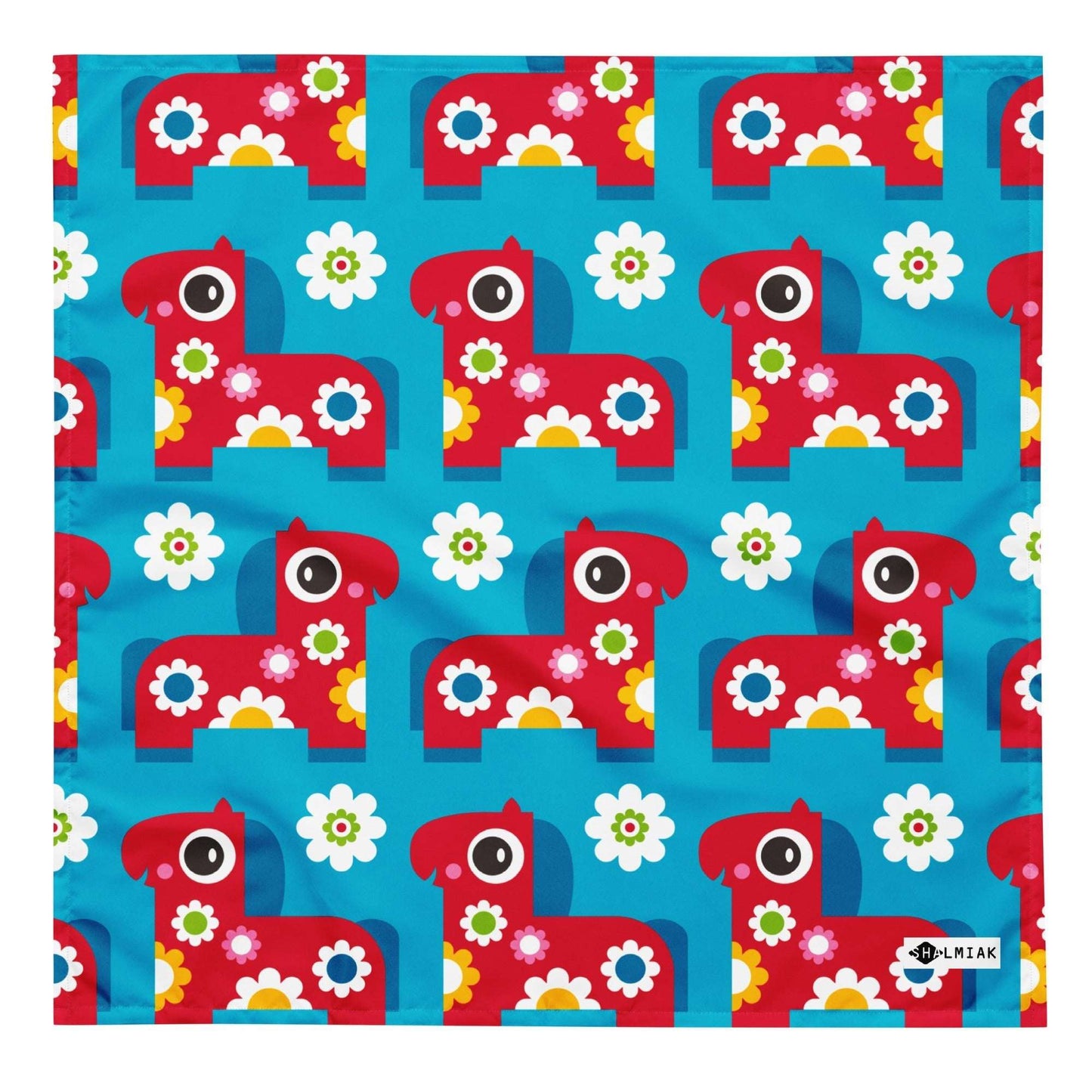 Bandana - PONY BLOOM turquoise