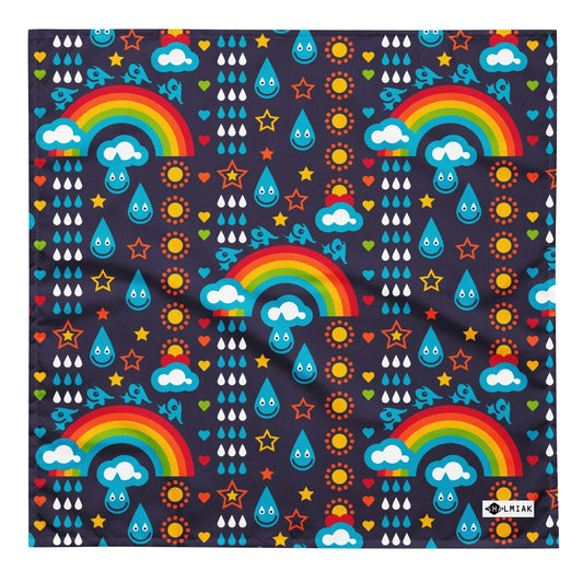 Bandana - RAINBOWPHANT blue - SHALMIAK