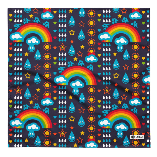 Bandana - RAINBOWPHANT blue - SHALMIAK