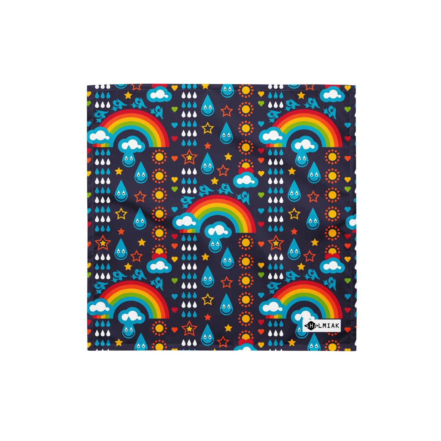 Bandana - RAINBOWPHANT blue - SHALMIAK