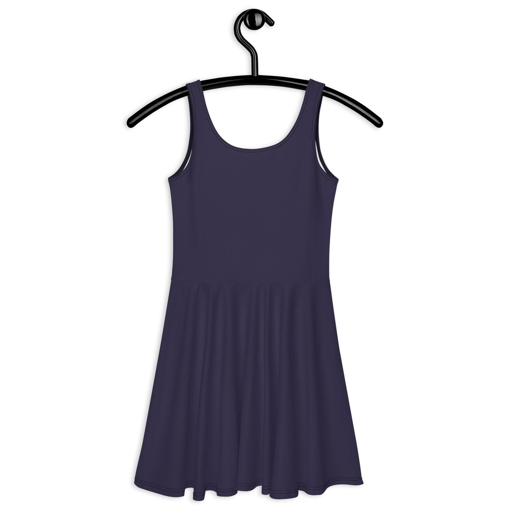 BASIC darkblue - Skater Dress - SHALMIAK