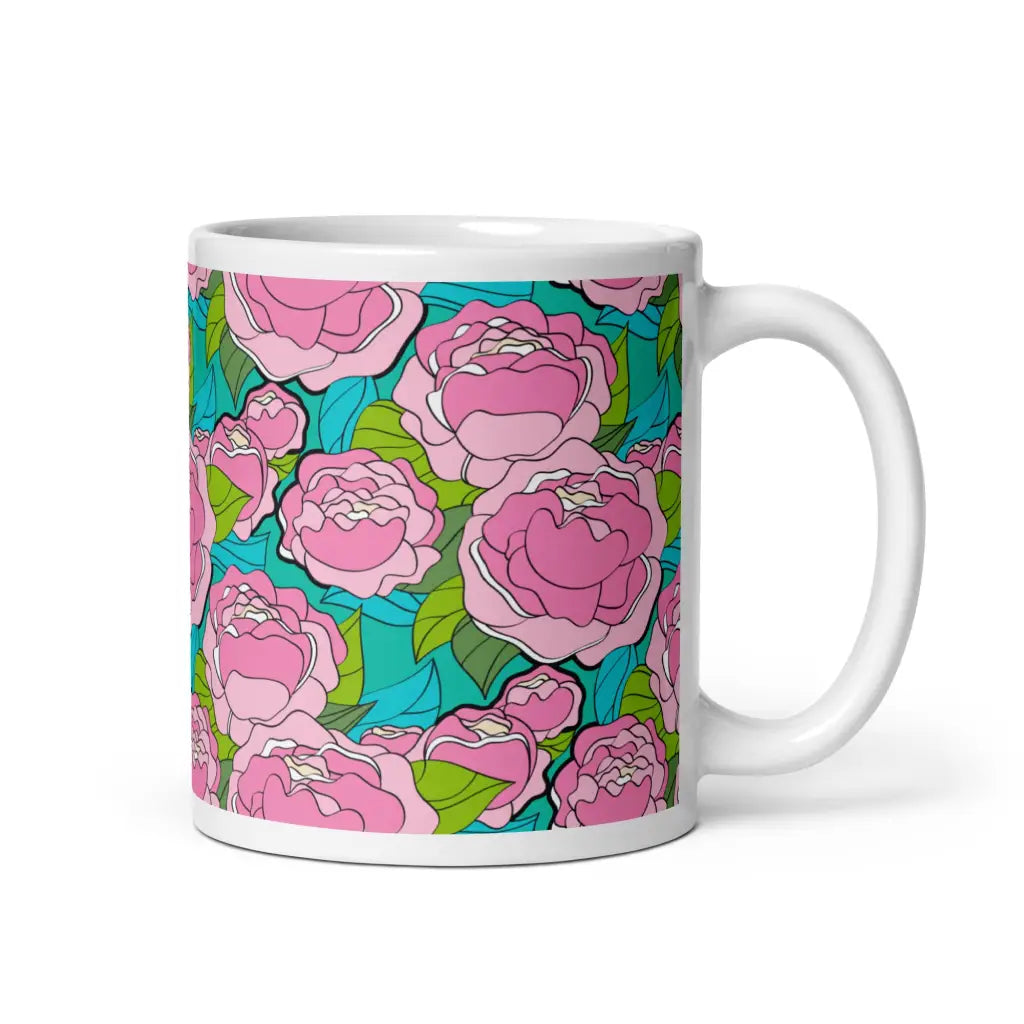 BE MY ONLY pink turquoise - Ceramic Mug
