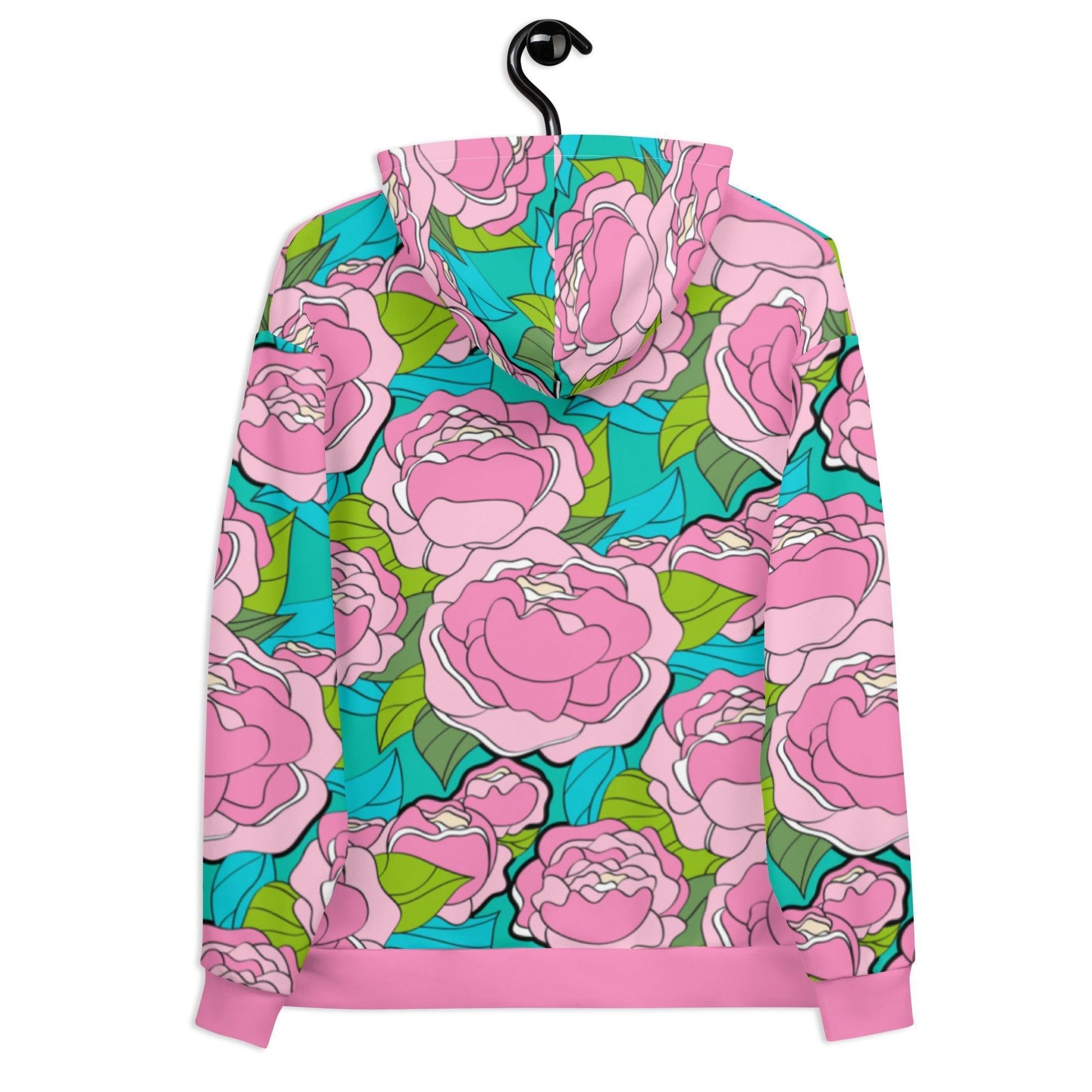 BE MY ONLY pink turquoise - Hoodie - SHALMIAK
