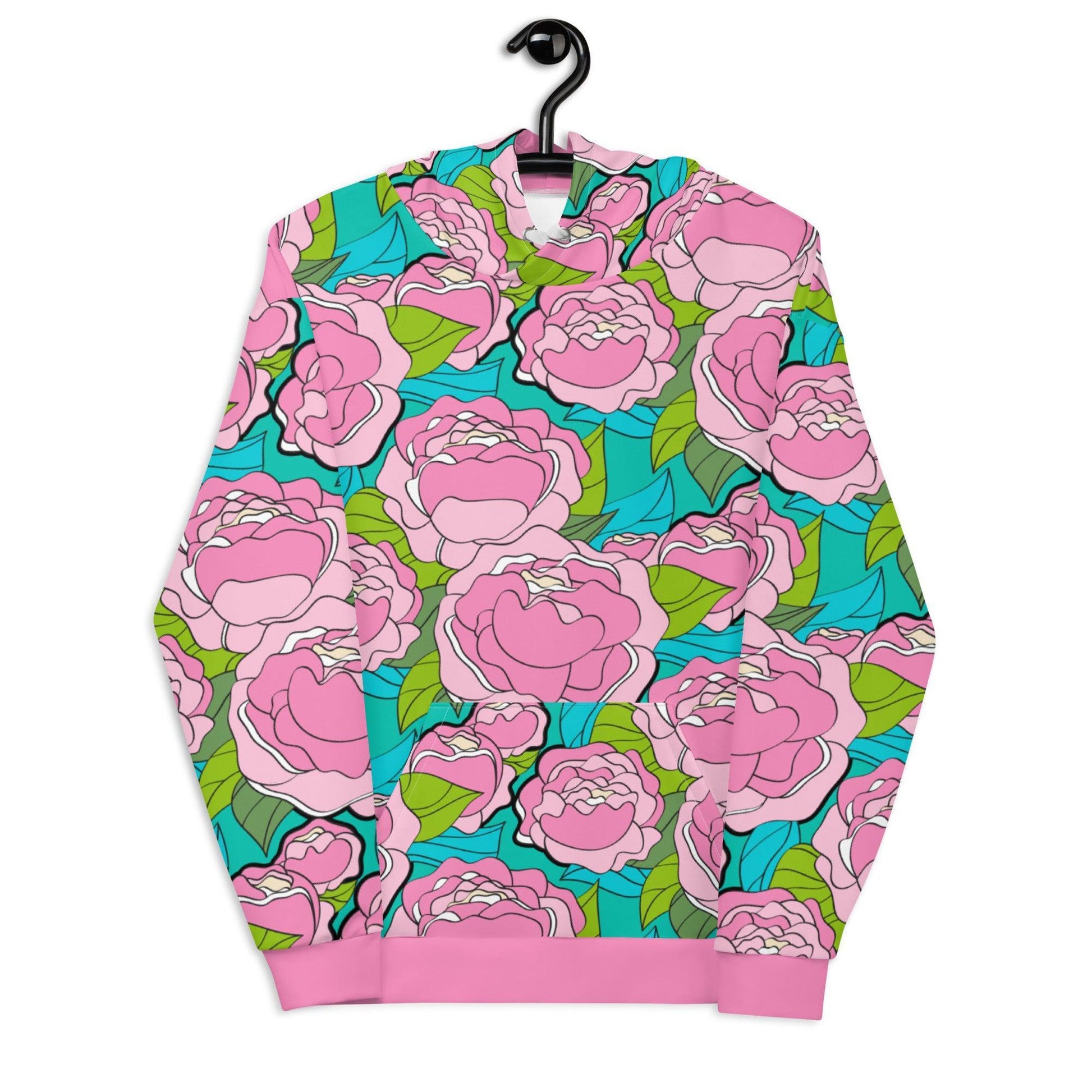 BE MY ONLY pink turquoise - Hoodie - SHALMIAK