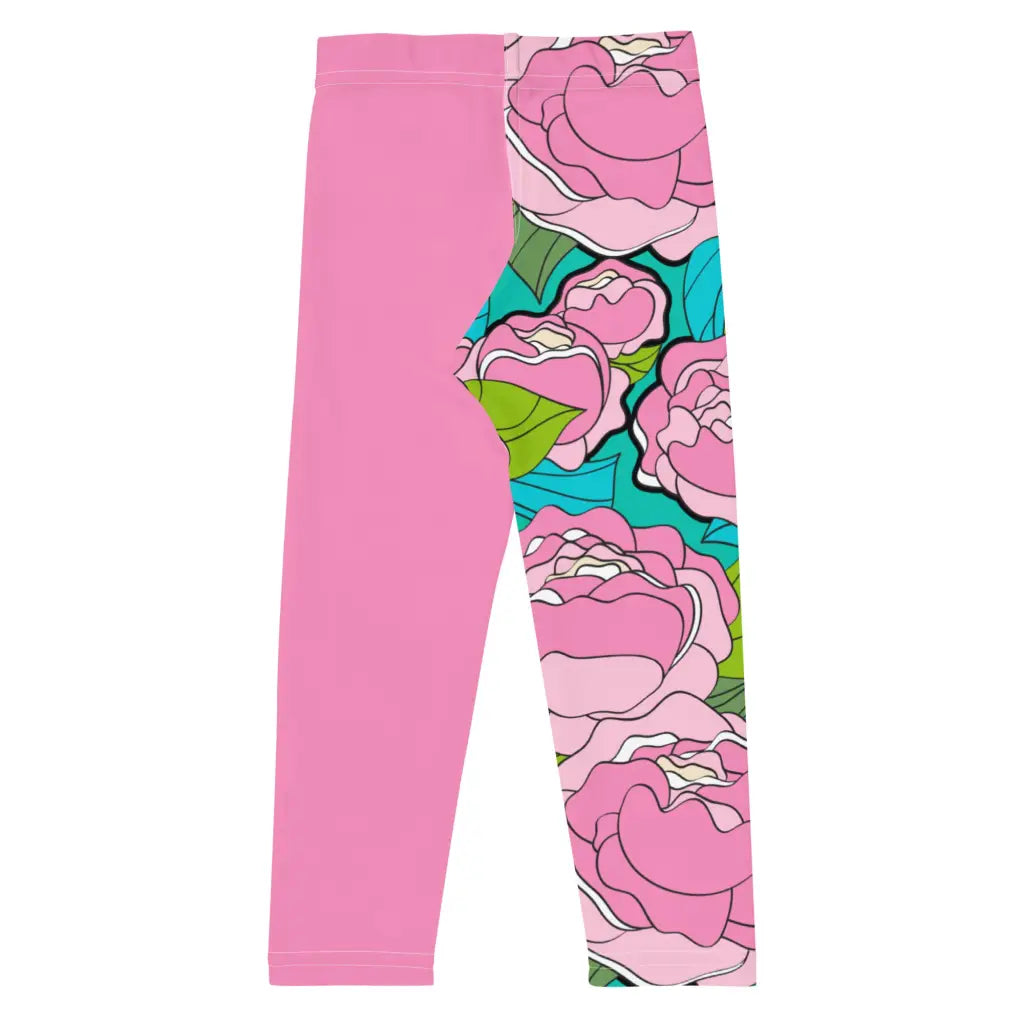 BE MY ONLY pink turquoise - Kid's Leggings