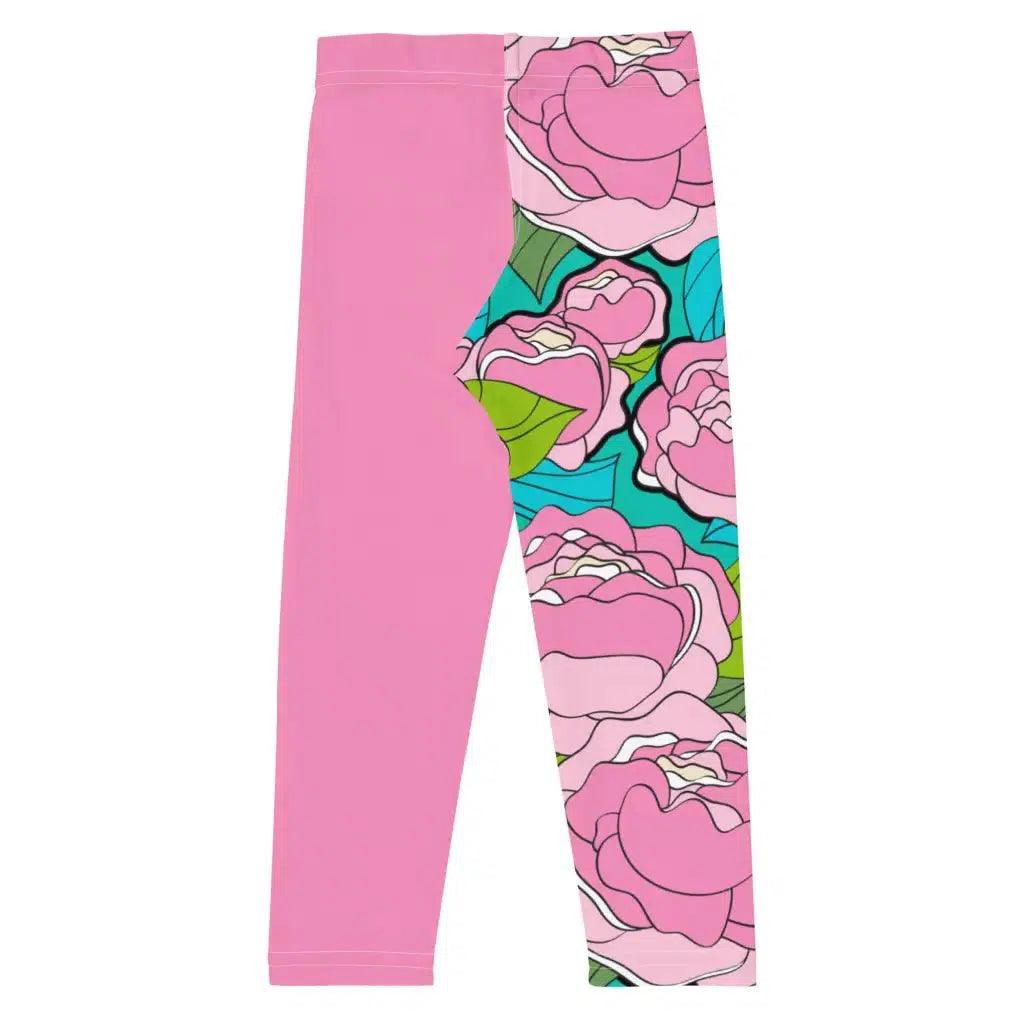 BE MY ONLY pink turquoise - Kids' Leggings - SHALMIAK