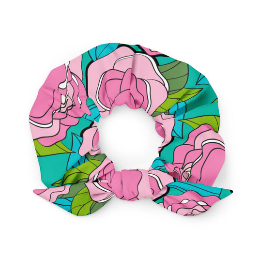 BE MY ONLY pink turquoise - Scrunchie - SHALMIAK