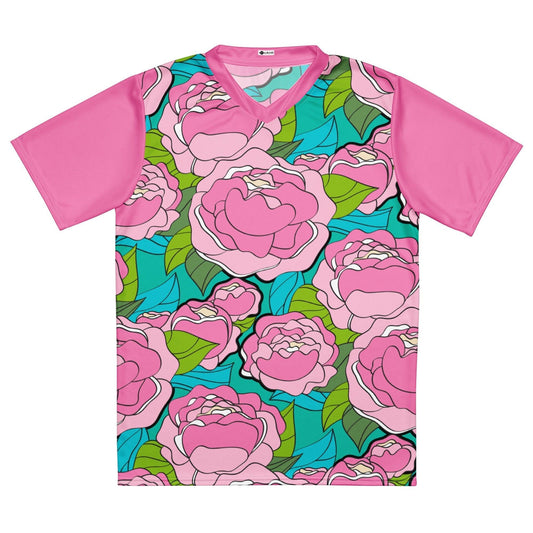 BE MY ONLY pink turquoise - Sports Jersey - SHALMIAK