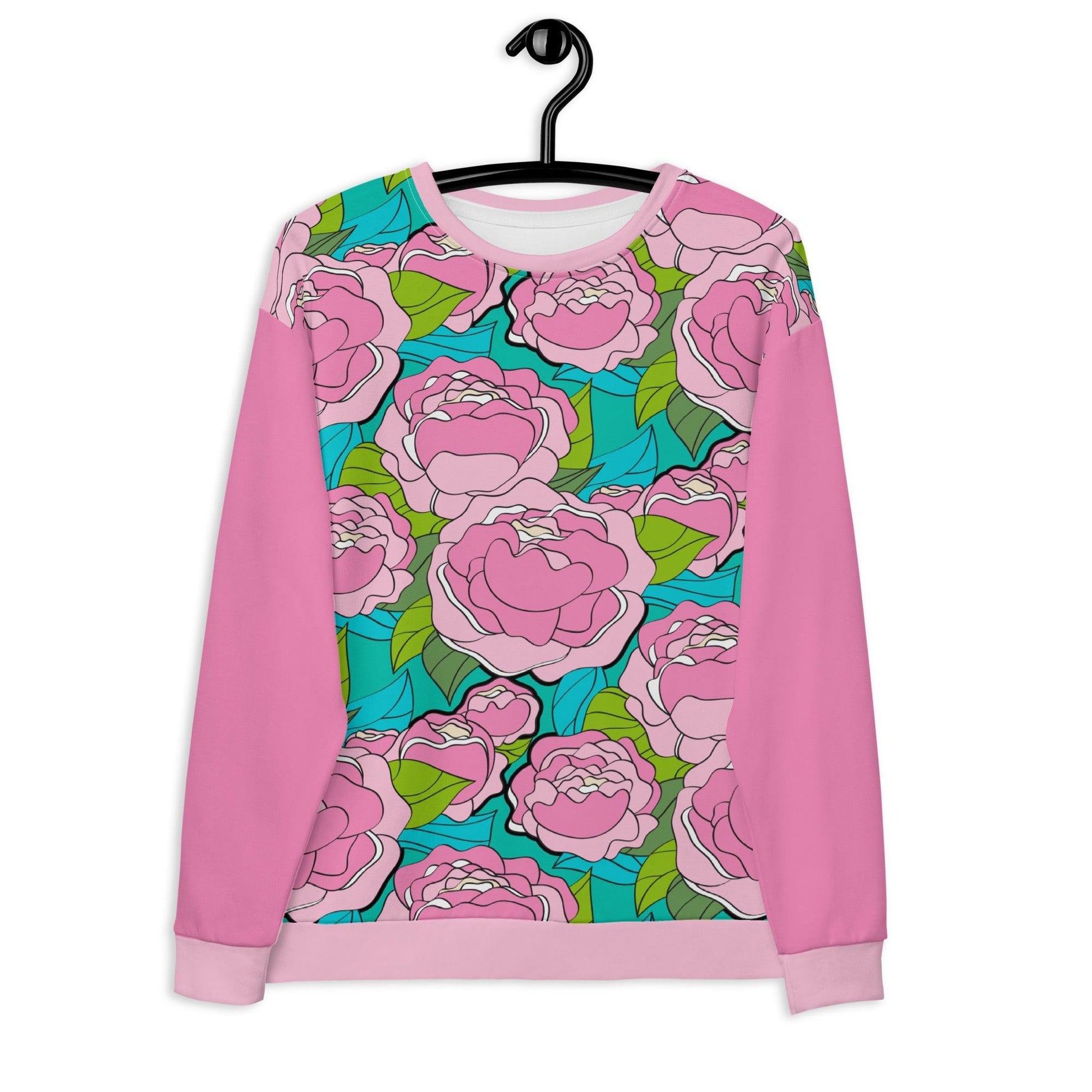 BE MY ONLY pink turquoise - Sweatshirt - SHALMIAK