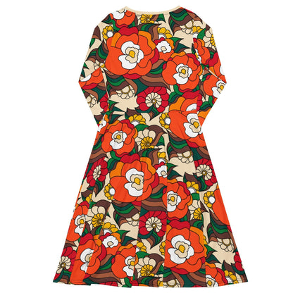 BELLADRAMA retro - Midi Dress With Pockets - SHALMIAK