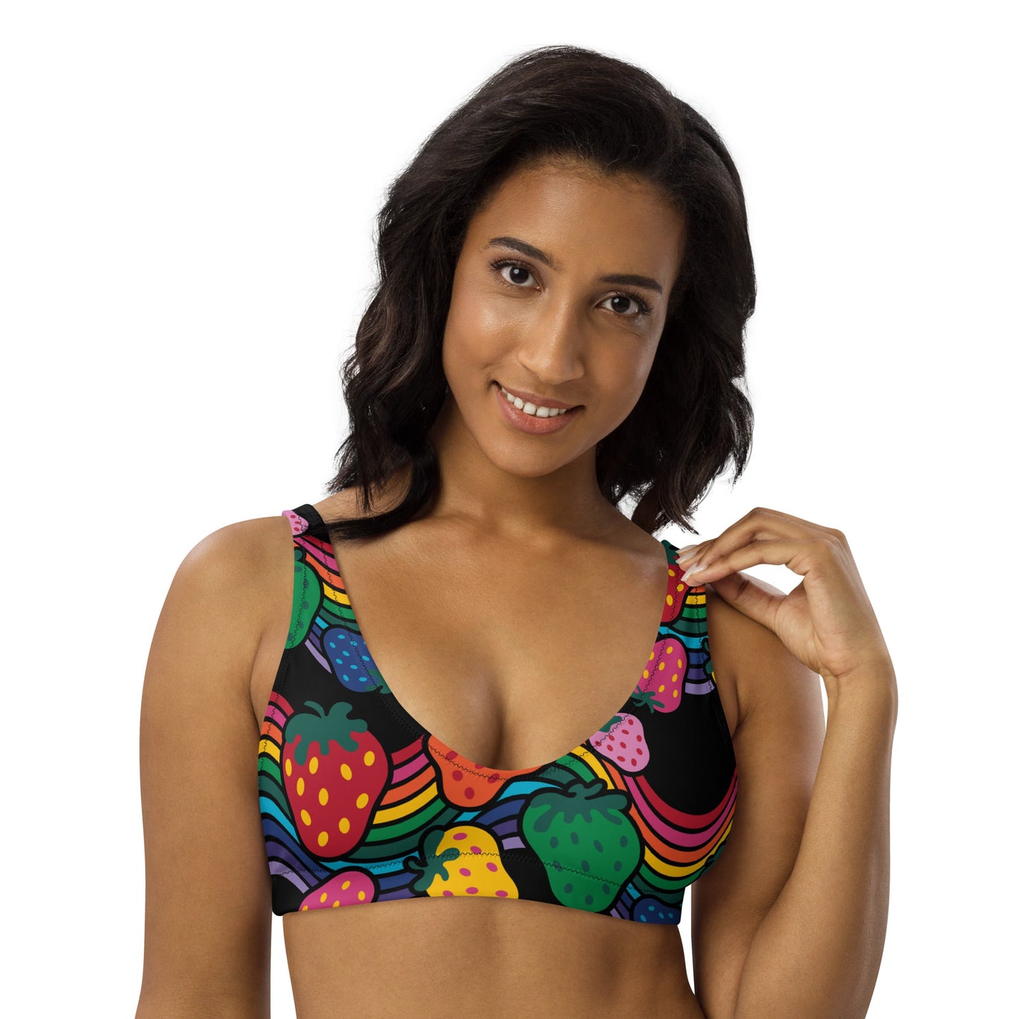 Bikini Top - BERRYBOW black - SHALMIAK