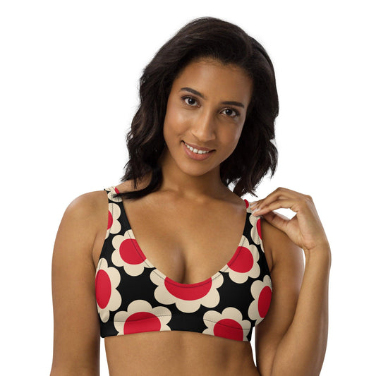 Bikini Top - ELLIE red black - SHALMIAK