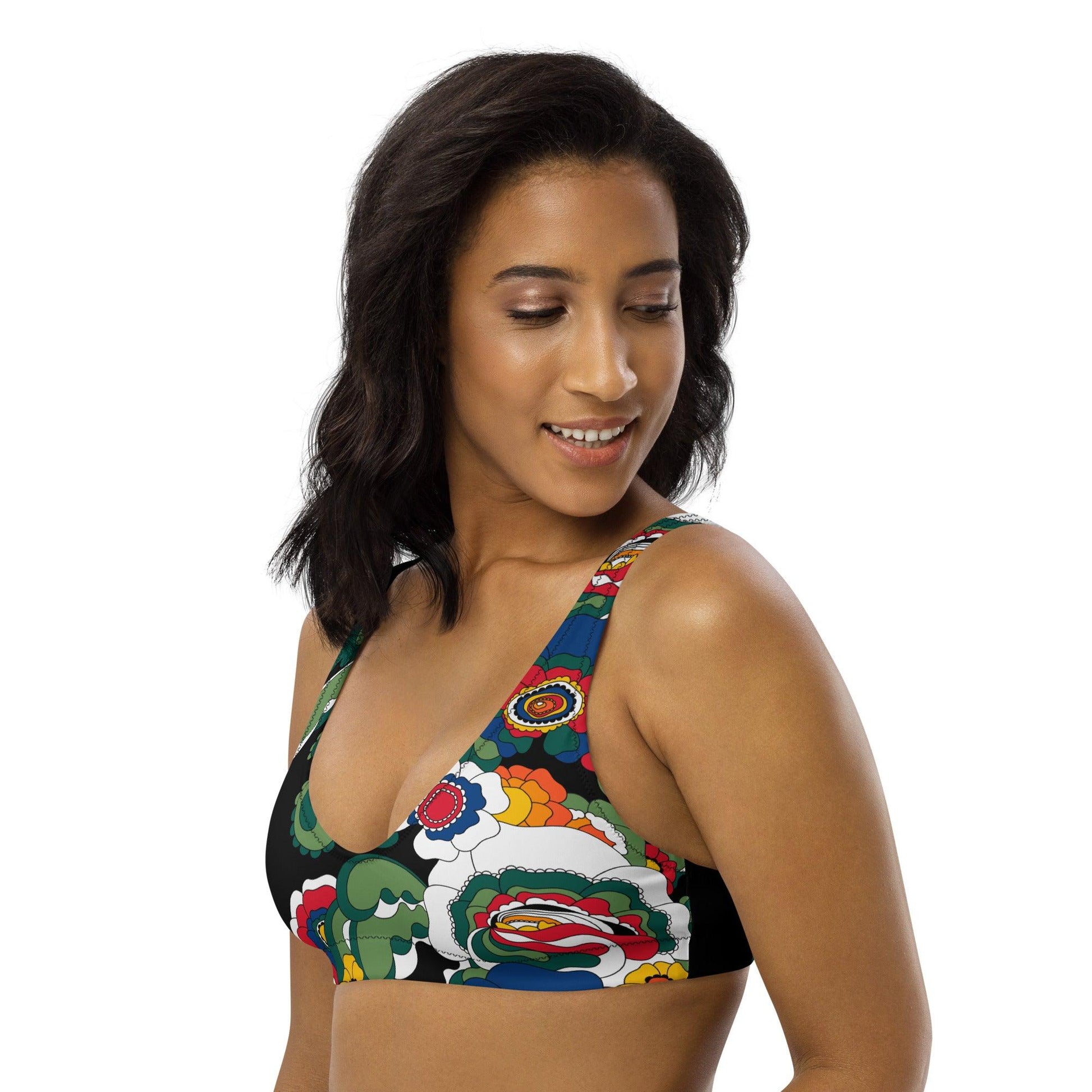 Bikini Top - GROOVY KURBITS black - SHALMIAK