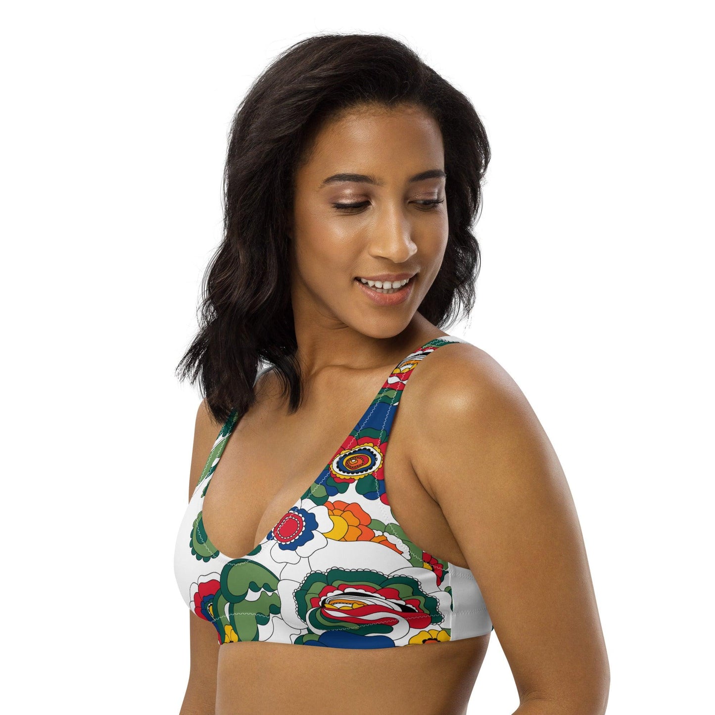 Bikini Top - GROOVY KURBITS white - SHALMIAK