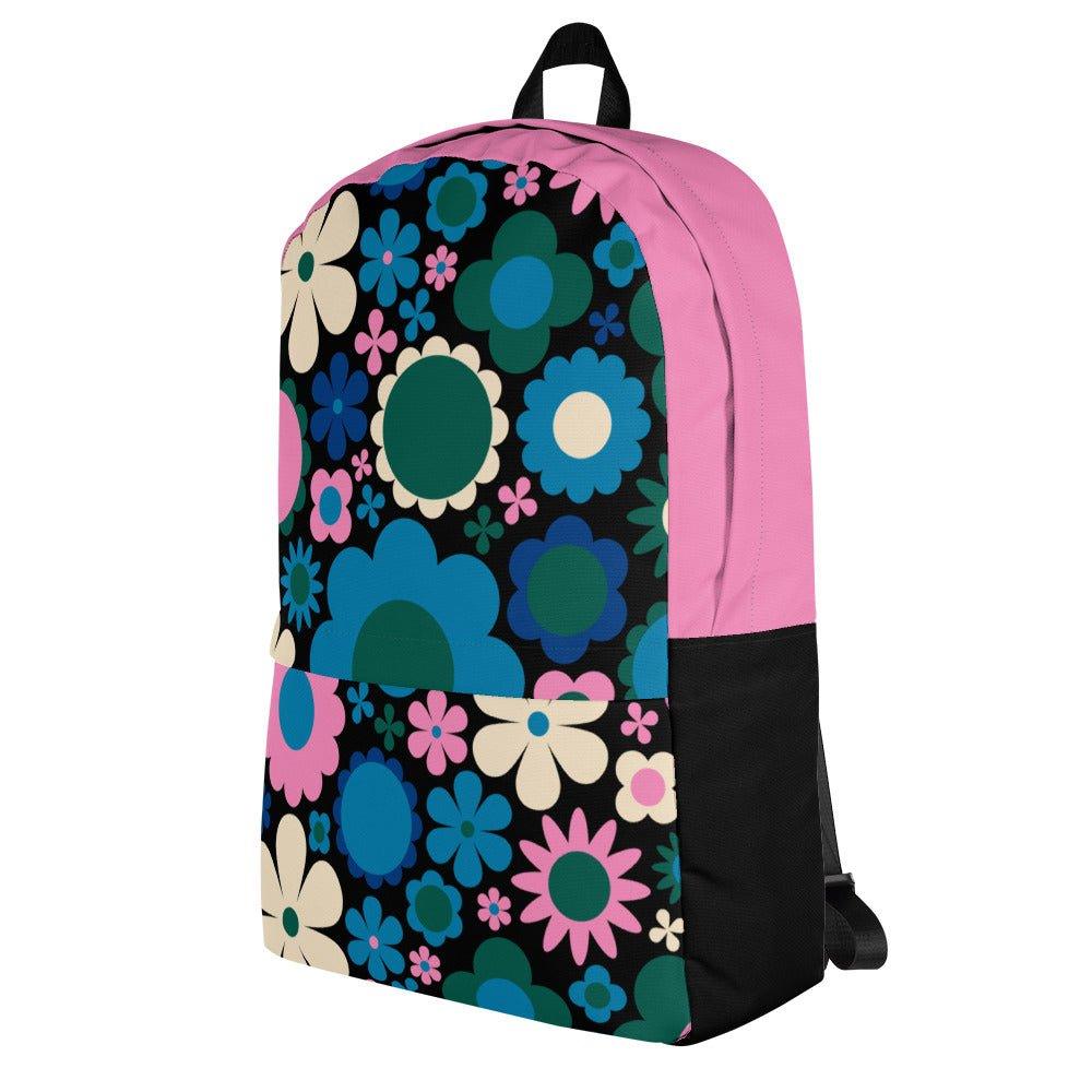 BLOOMPOP blue pink - Backpack - SHALMIAK