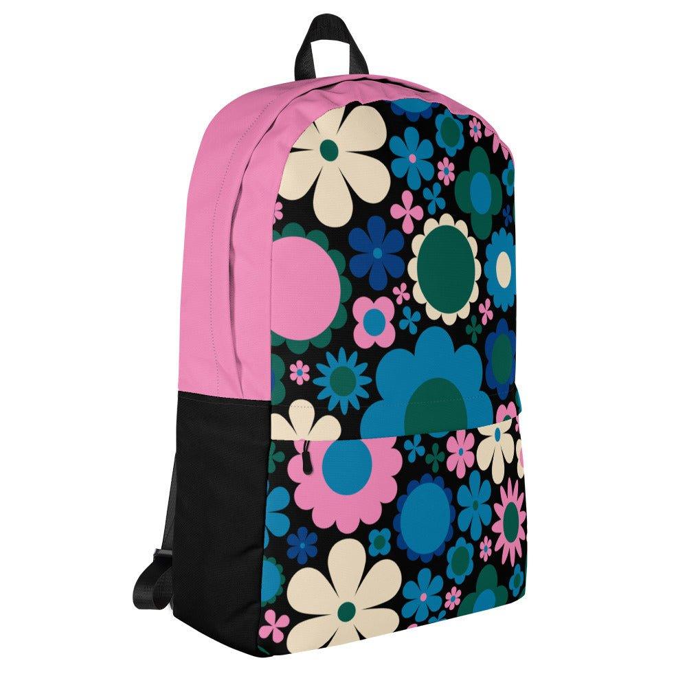 BLOOMPOP blue pink - Backpack - SHALMIAK