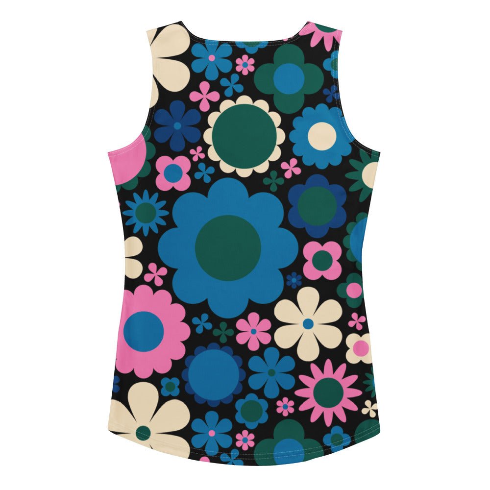 BLOOMPOP blue pink - Tank Top - SHALMIAK