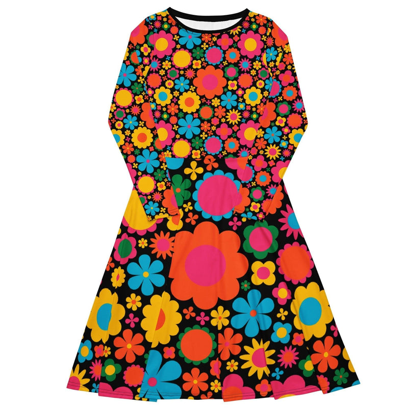 BLOOMPOP happy - Midi Dress With Pockets - SHALMIAK