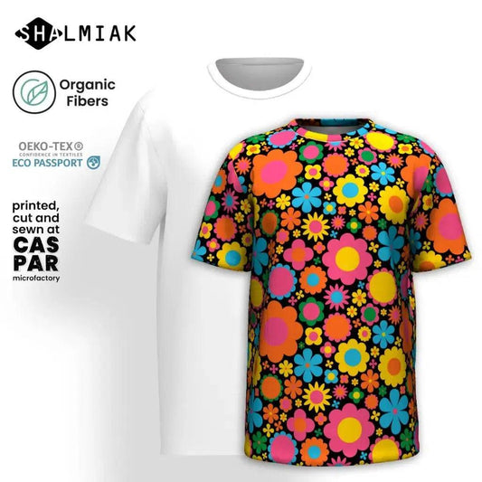 BLOOMPOP happy - Organic Cotton T-Shirt - SHALMIAK