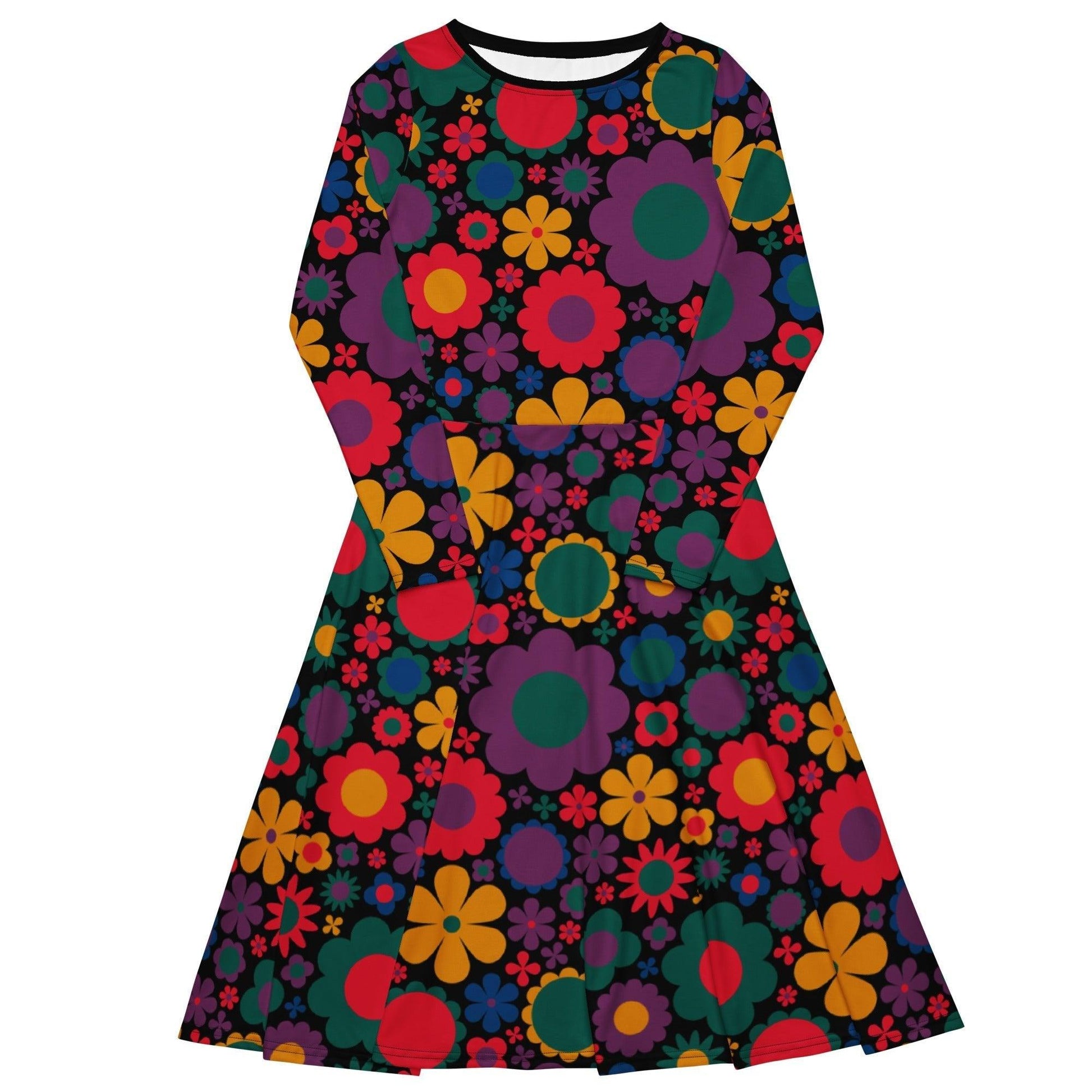 BLOOMPOP misty - Midi Dress With Pockets - SHALMIAK