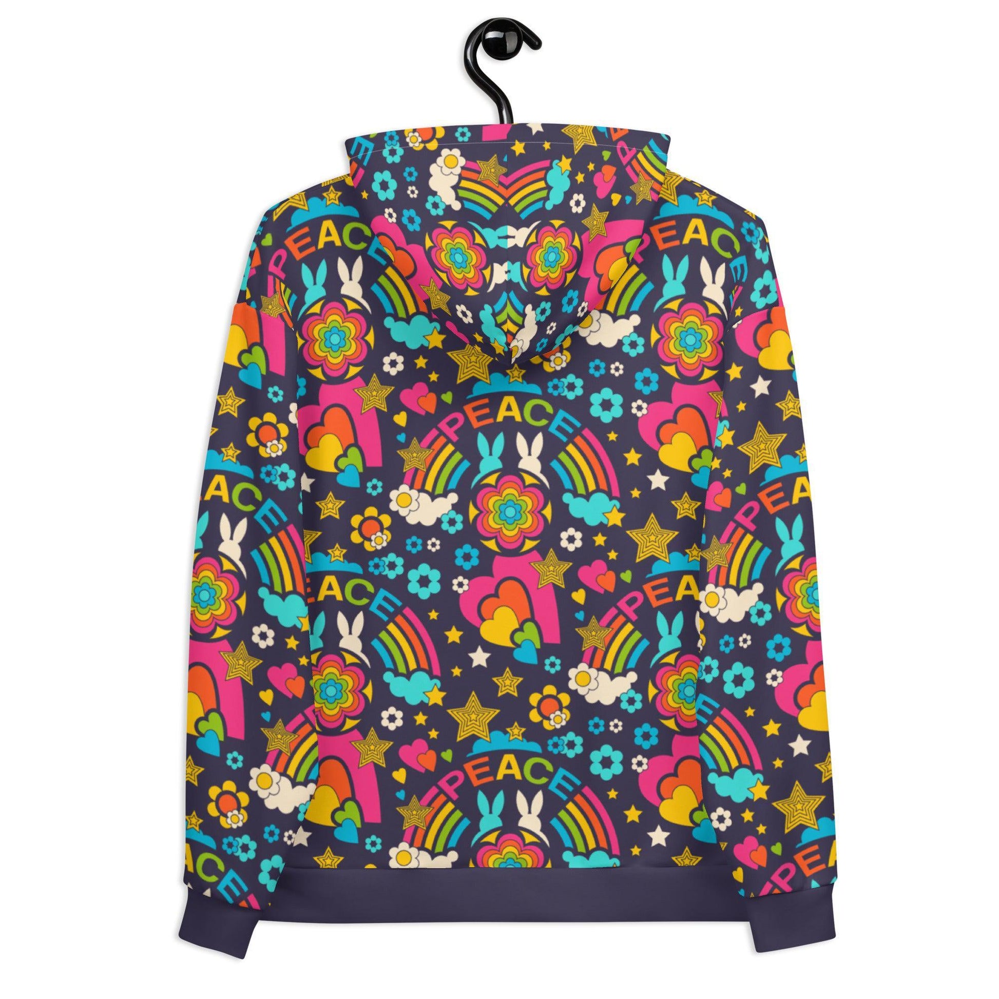 BUNNY PEACE darkblue - Hoodie - SHALMIAK