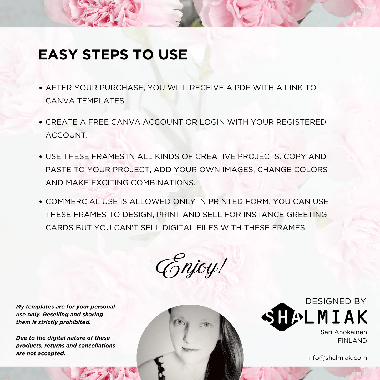 Canva Templates - Frames - Hearts - SHALMIAK