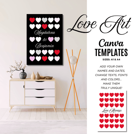 Canva Templates - Love Art - Posters - SHALMIAK