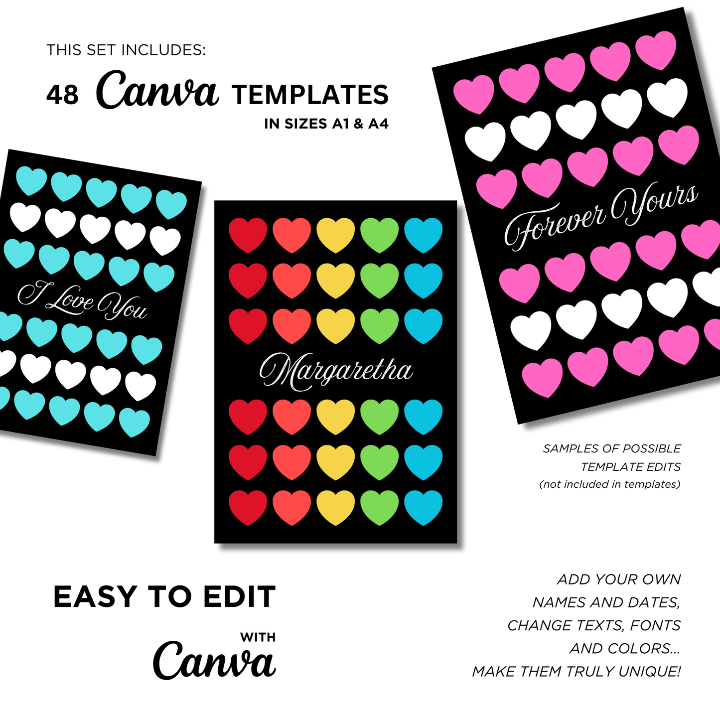 Canva Templates - Love Art - Posters - SHALMIAK