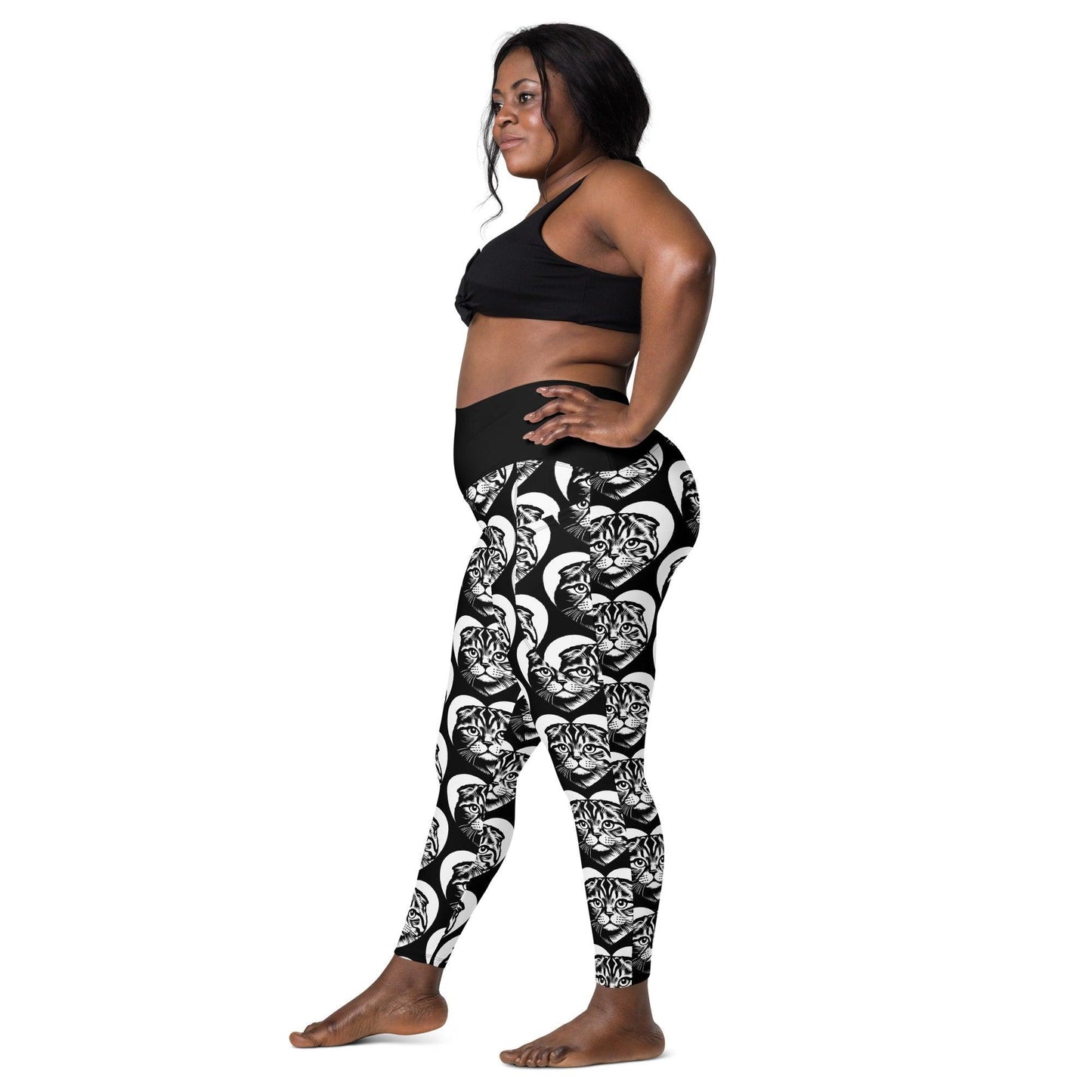 CAT BREED LEGGINGS with pockets - SCOTTISH FOLD - HERTTAHOUND - SHALMIAK