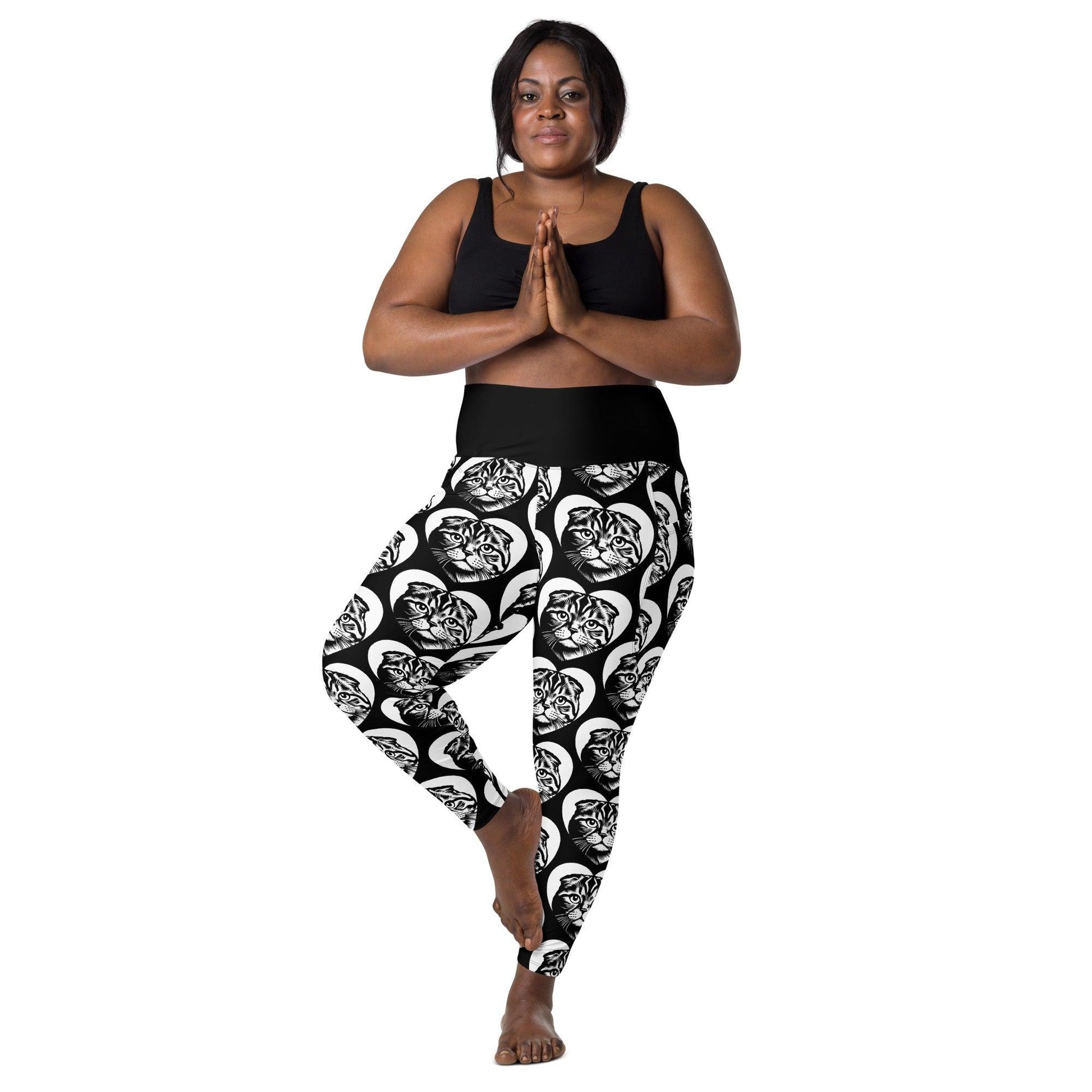 CAT BREED LEGGINGS with pockets - SCOTTISH FOLD - HERTTAHOUND - SHALMIAK