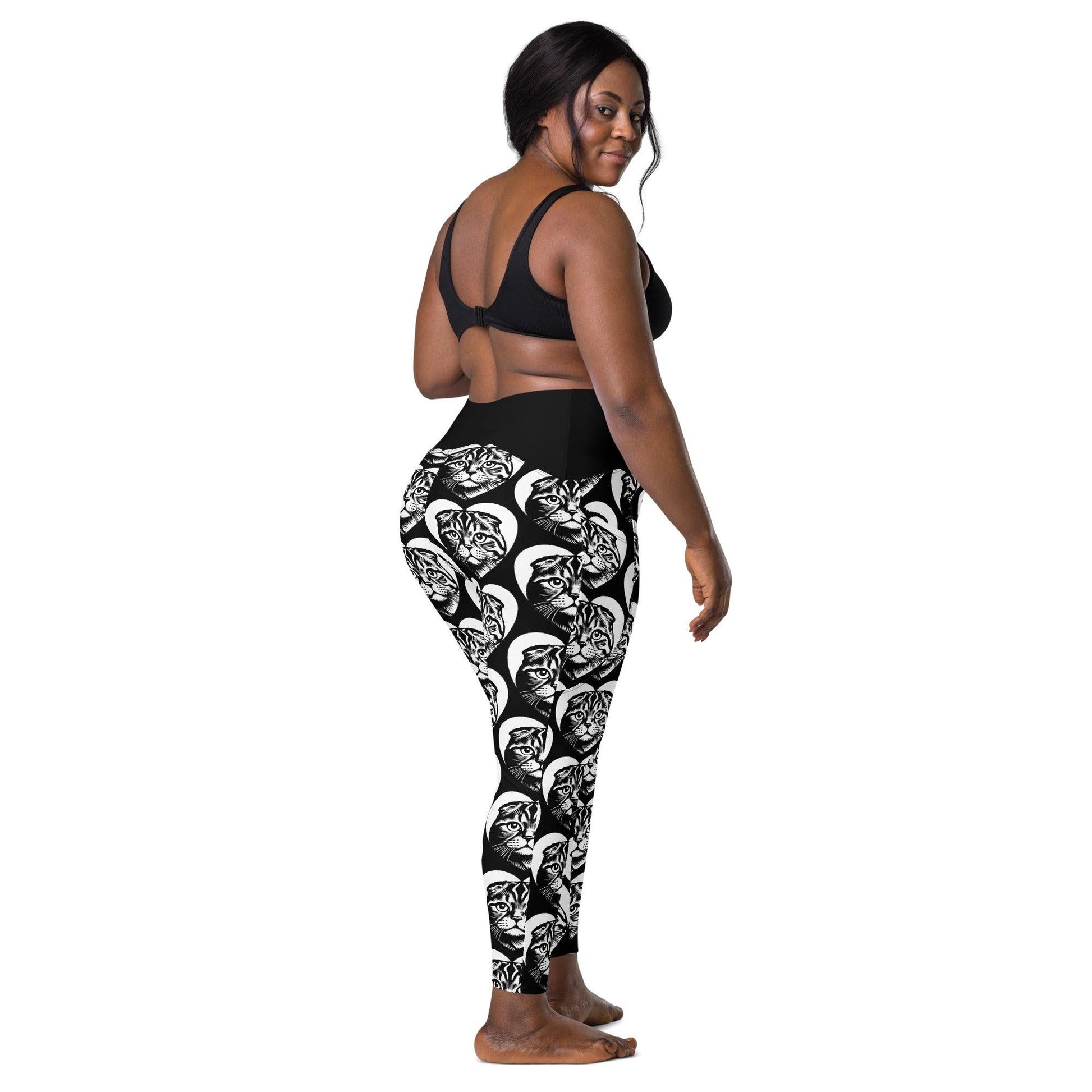 CAT BREED LEGGINGS with pockets - SCOTTISH FOLD - HERTTAHOUND - SHALMIAK
