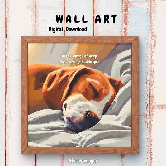 DIGITAL ART - In the silence of sleep, love curls up beside you - SHALMIAK