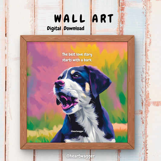 DIGITAL ART - The best love story starts with a bark - SHALMIAK