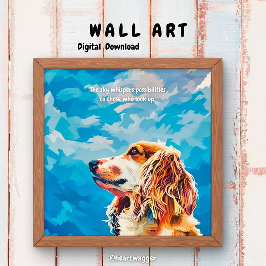 DIGITAL ART - The sky whispers possibilities to those who look up - SHALMIAK