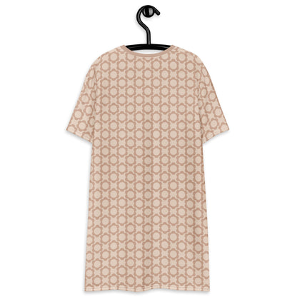 ELLIE BLOOM tender beige - T-Shirt Dress - SHALMIAK