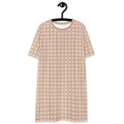 ELLIE BLOOM tender beige - T-Shirt Dress - SHALMIAK