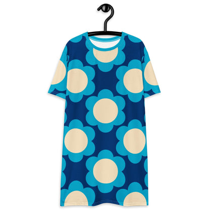 ELLIE blue - T-Shirt Dress - SHALMIAK