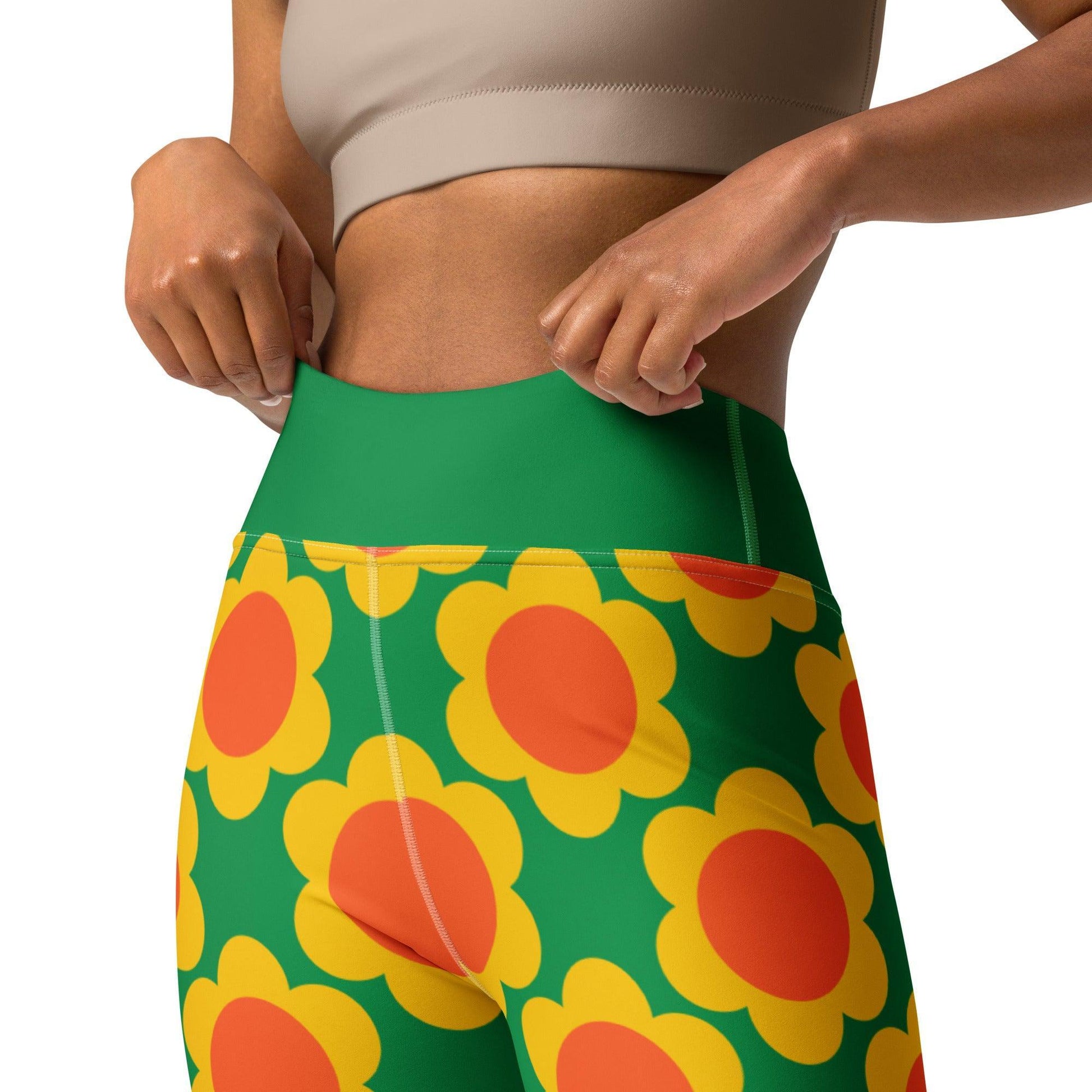 ELLIE green - 2 - Yoga Leggings - SHALMIAK